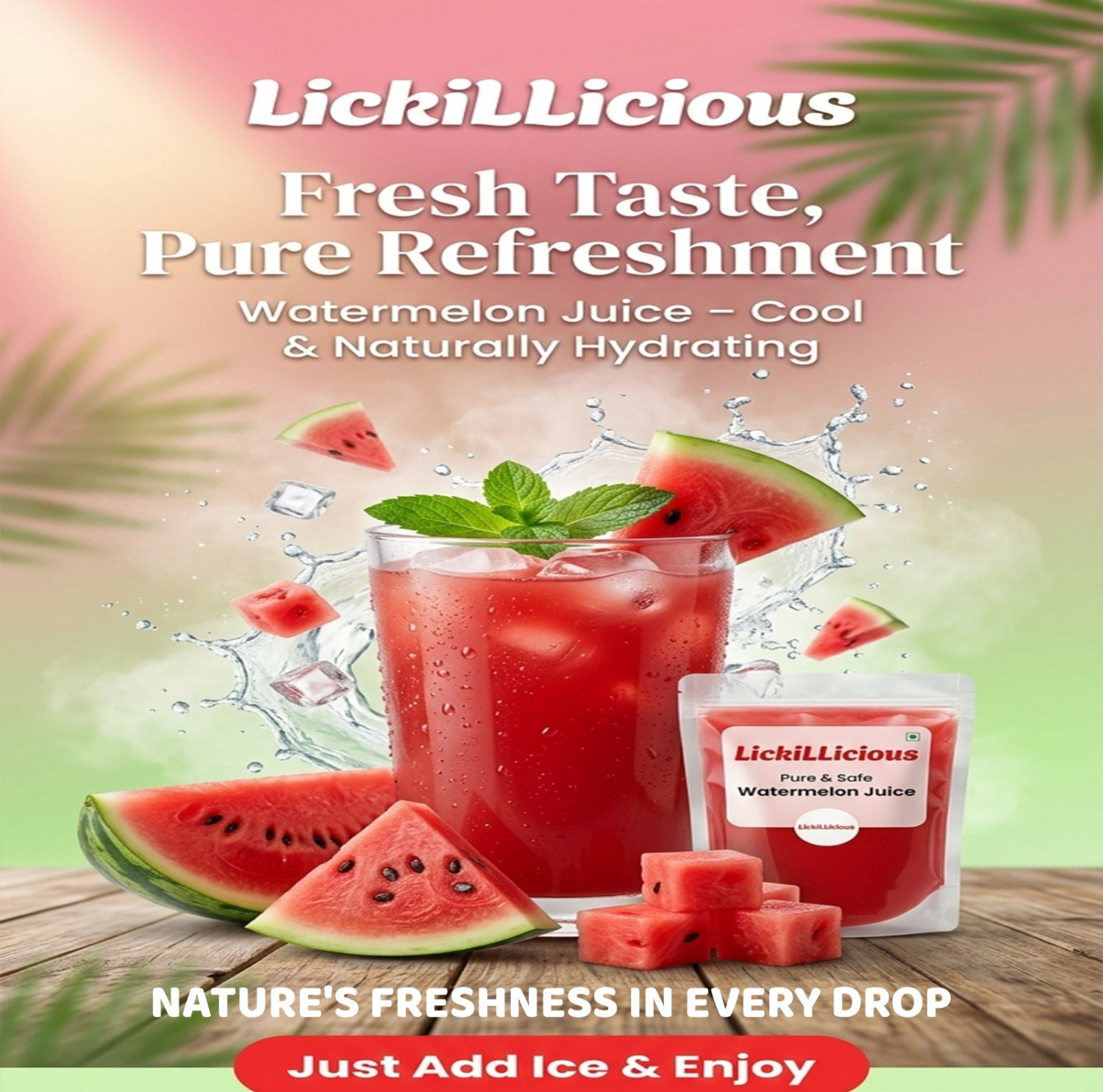 Watermelon Juice Set of 5 pouches