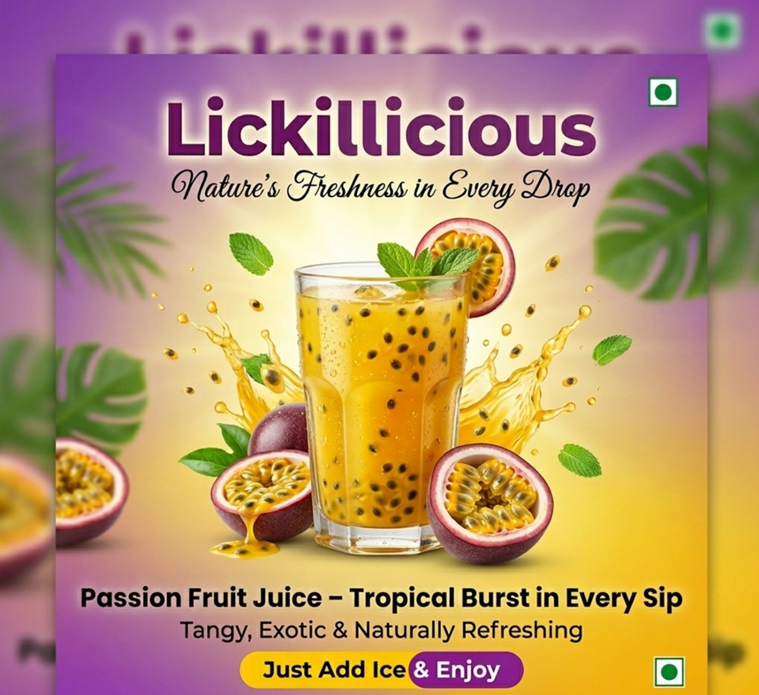 Passion Fruit Juice 500 Gms