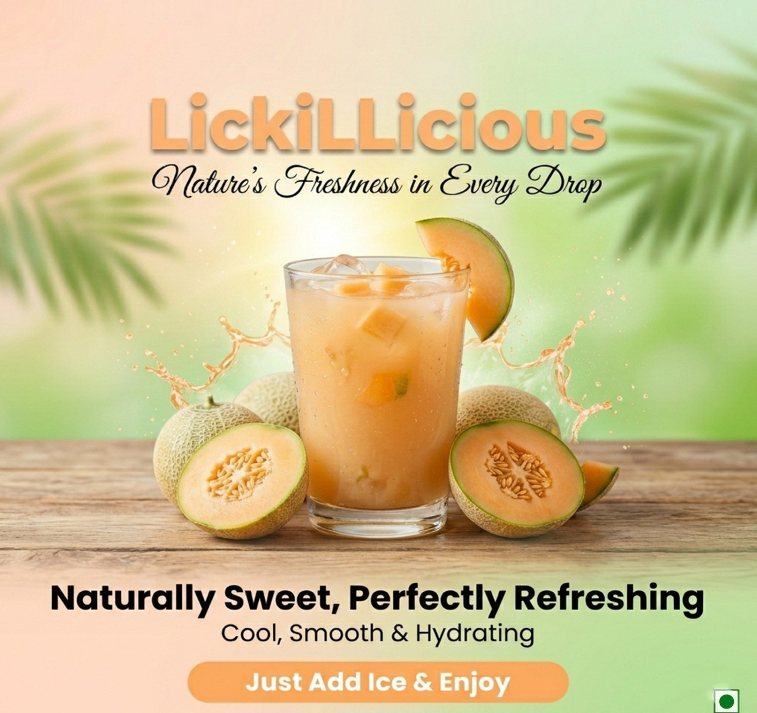 Muskmelon Juice Set of 5 pouches